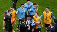 Confusão no final do Uruguai-Gana
