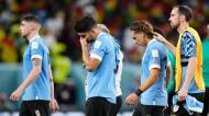 Enorme desilusão dos uruguaios na despedida do Mundial