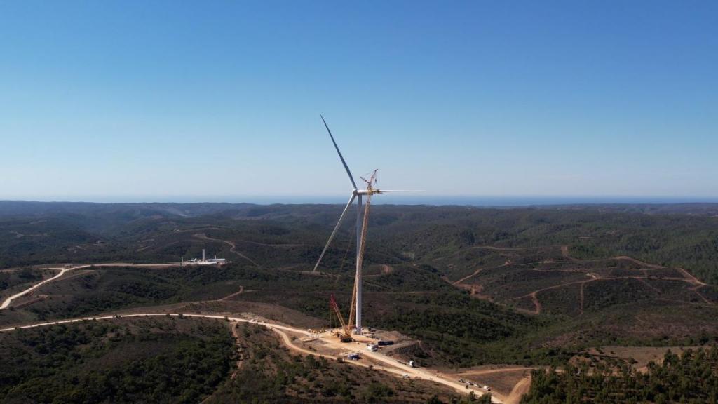 Maior e mais potente turbina eólica da Península Ibérica (Foto: EDP)