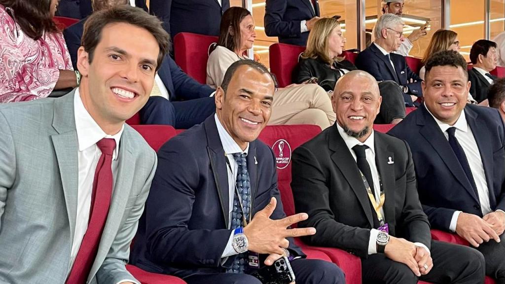 Kaka, Cafu, Roberto Carlos e Ronaldo Fenómeno no Mundial