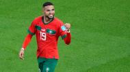 Youssef En-Nesyri festeja após o 1-0