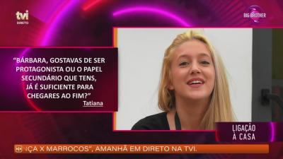 Bárbara Parada de boca aberta com pergunta polémica de Tatiana Boa Nova - Big Brother