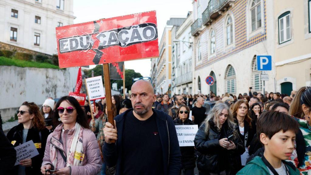 Manifestação de professores em Lisboa