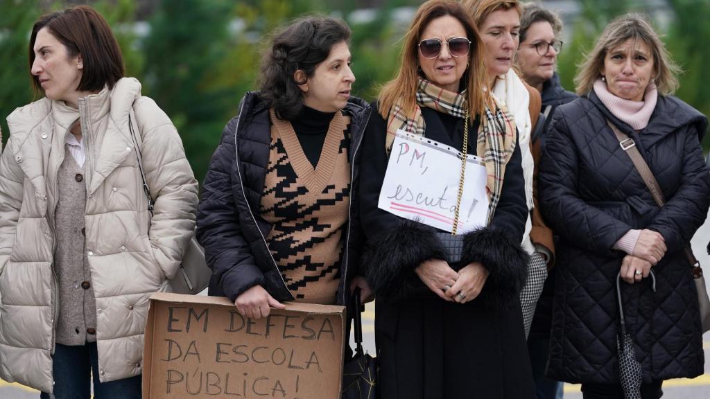 Manifestação de professores em Braga (Hugo Delgado/Lusa)