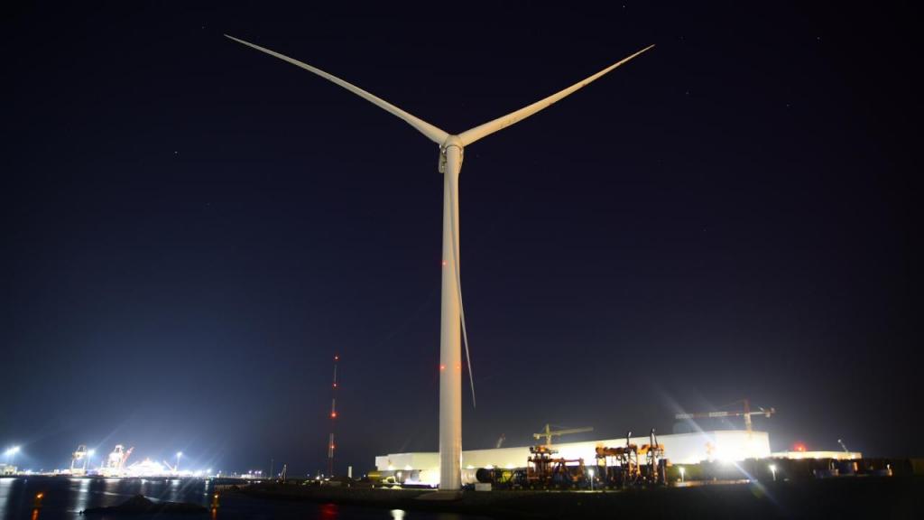 Turbina eólica Haliade-X 14,7 MW (Foto: Danny Cornelissen/GE Renewable Energy)
