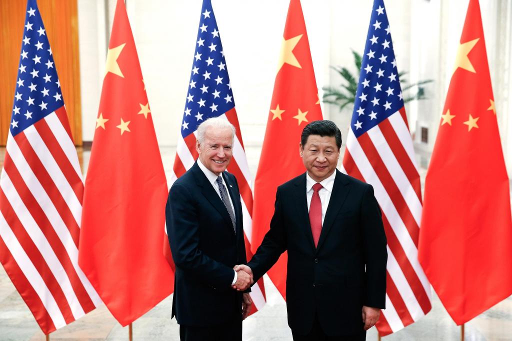 Xi Jinping e Joe Biden (Getty Images)