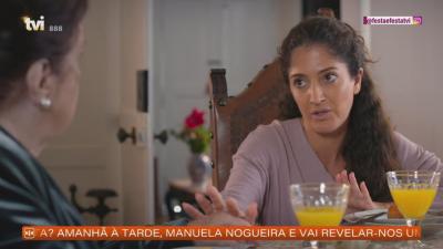 Camila tranquiliza Glória: «Aqui a única culpada é a tia, ela já nos meteu em cada situação» - TVI