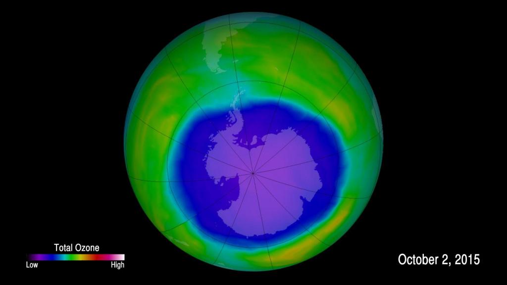 Camada de ozono (NASA via AP)