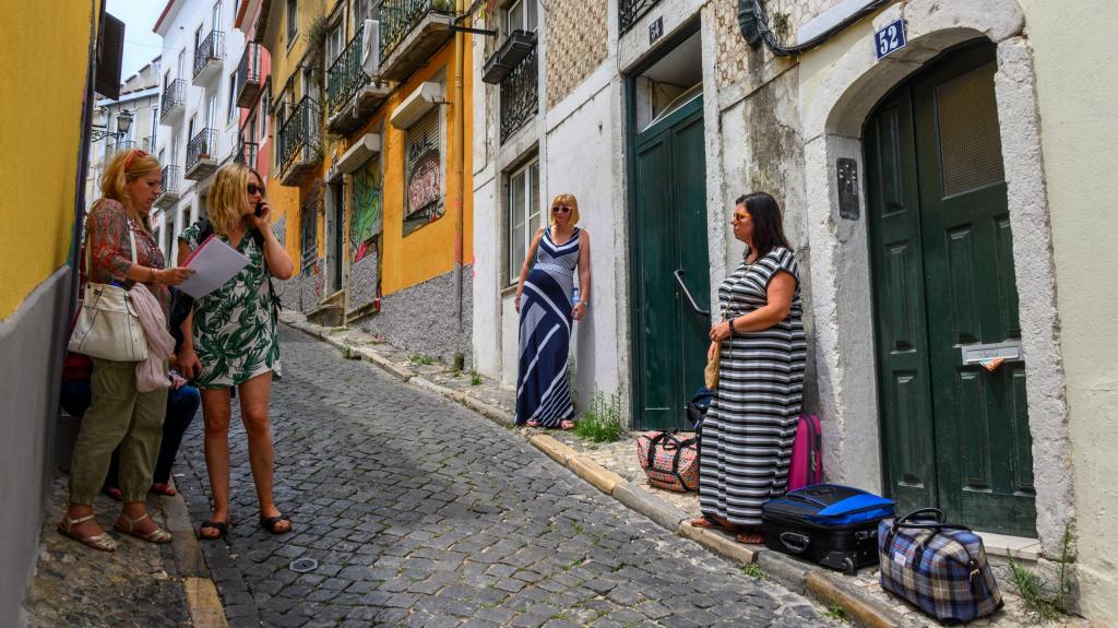 Lisboa, Santa Catarina, habitação, turismo, alojamento local, turistas. 10 julho 2019 Foto: Horacio Villalobos/Corbis via Getty Images