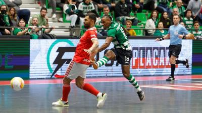 Futsal: siga aqui o jogo um da final entre Sporting e Benfica - TVI