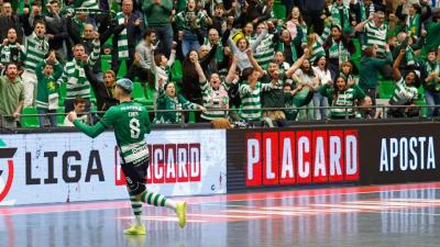 Futsal: Sporting goleia Sp. Braga e isola-se na liderança - TVI