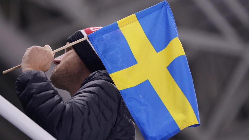 Bandeira da Suécia (AP Photo/Frank Franklin II)