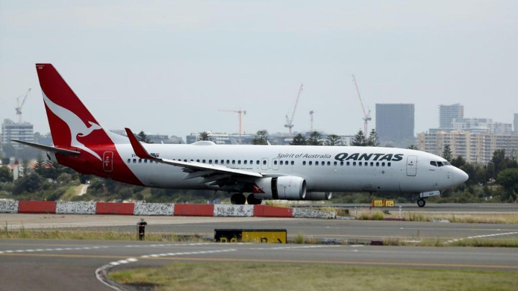 Avião da Qantas (EPA/JEREMY NG AUSTRALIA AND NEW ZEALAND OUT)