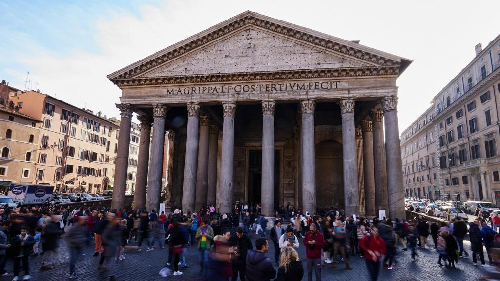 O Panteão em Roma. Dezembro 2022. Foto: Emmanuele Ciancaglini/Getty Images