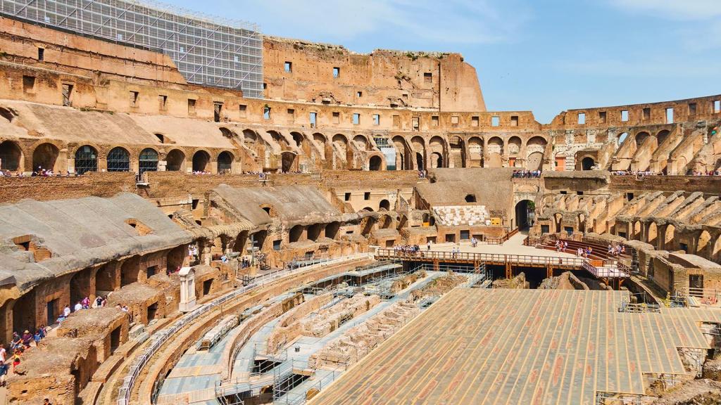 Vista do Coliseu de Roma. Junho 2019. Foto: EyesWideOpen/Getty Images