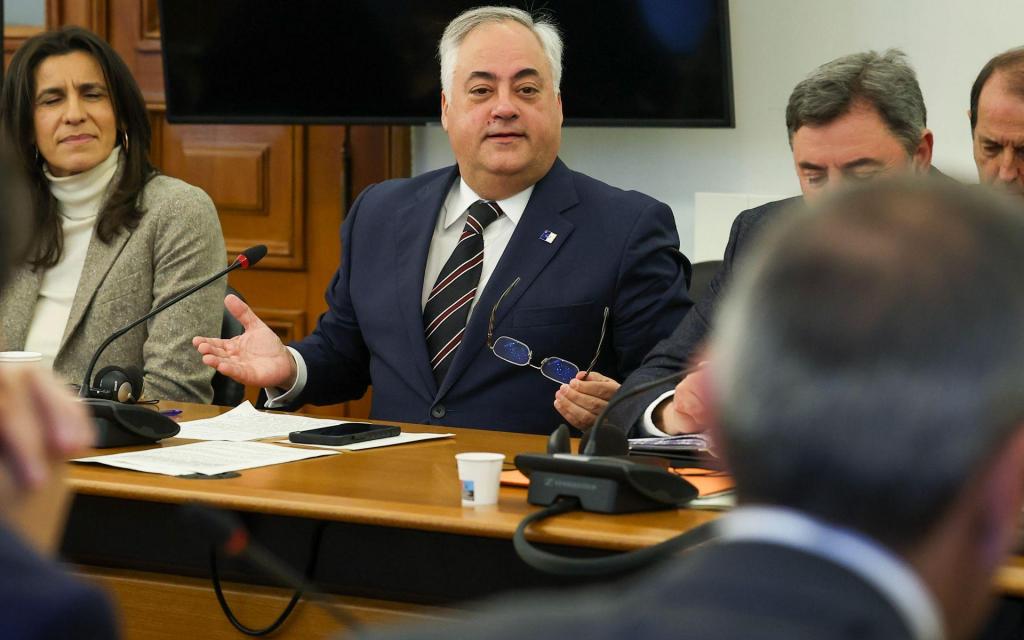 Carlos Moniz na audição à presidente executiva da TAP (Lusa/José Sena Goulão)