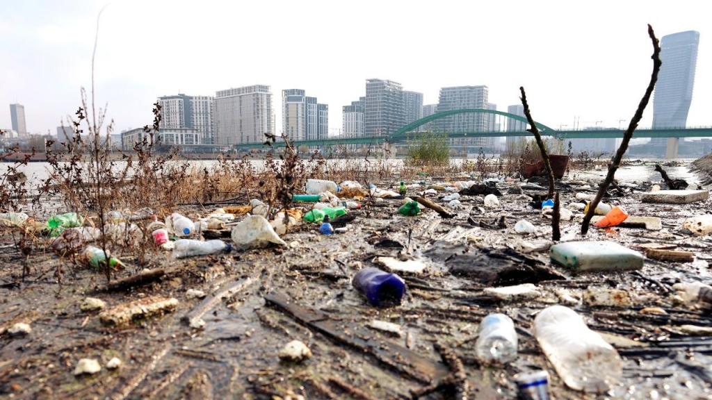 Resíduos plásticos (foto: Darko Vojinovic/AP)