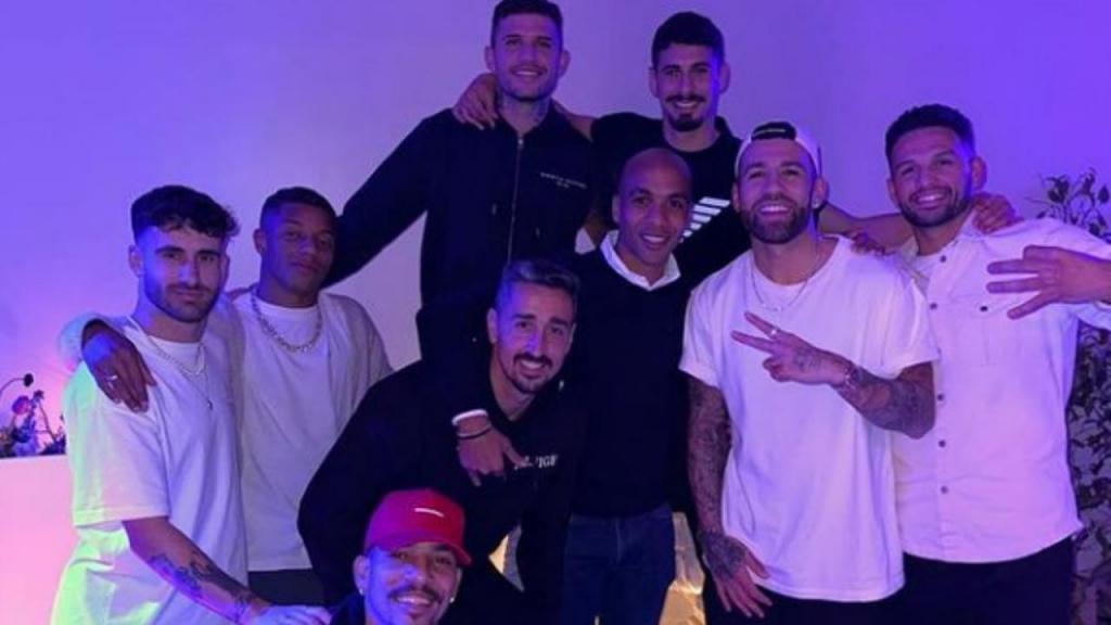 João Mário juntou companheiros do Benfica para celebrar o 30.º aniversário (Instagram)