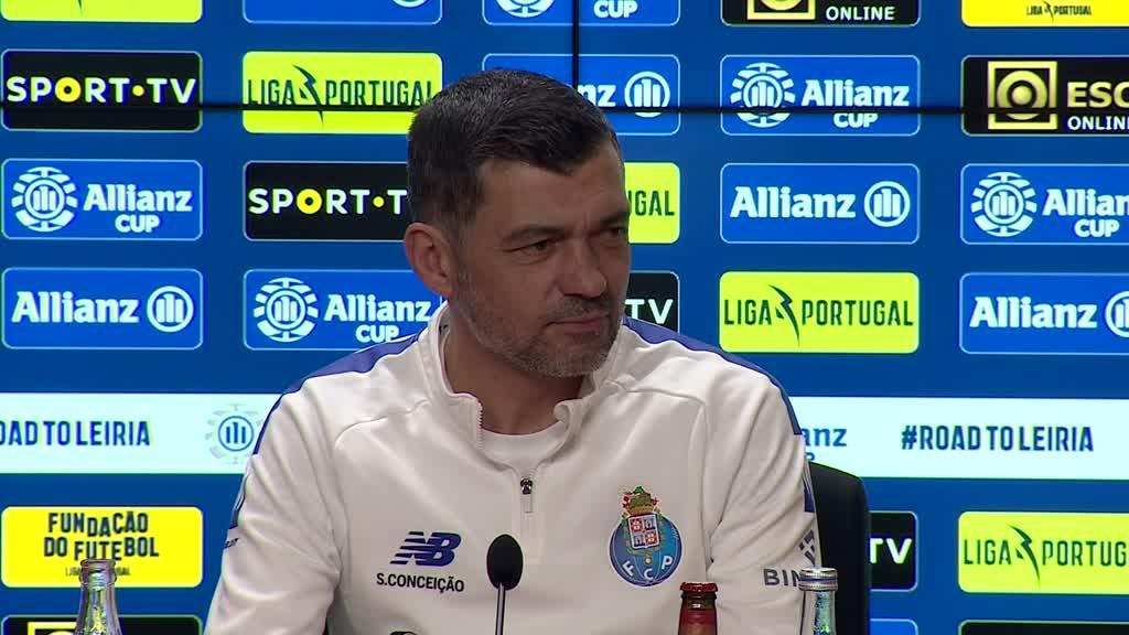 Conceição fala de um jogo de seis pontos frente ao Sporting e