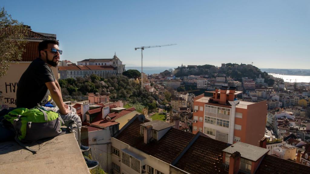 Lisboa, habitação, turismo, miradouro de Nossa Senhora do Monte, Graça. 21 janeiro 2022 Foto: Jorge Mantilla/NurPhoto via Getty Images