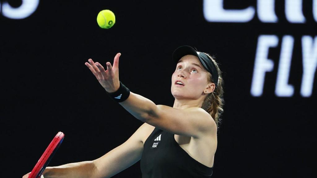 Elena Rybakina na final do Open da Austrália (Fazry Ismail/EPA)