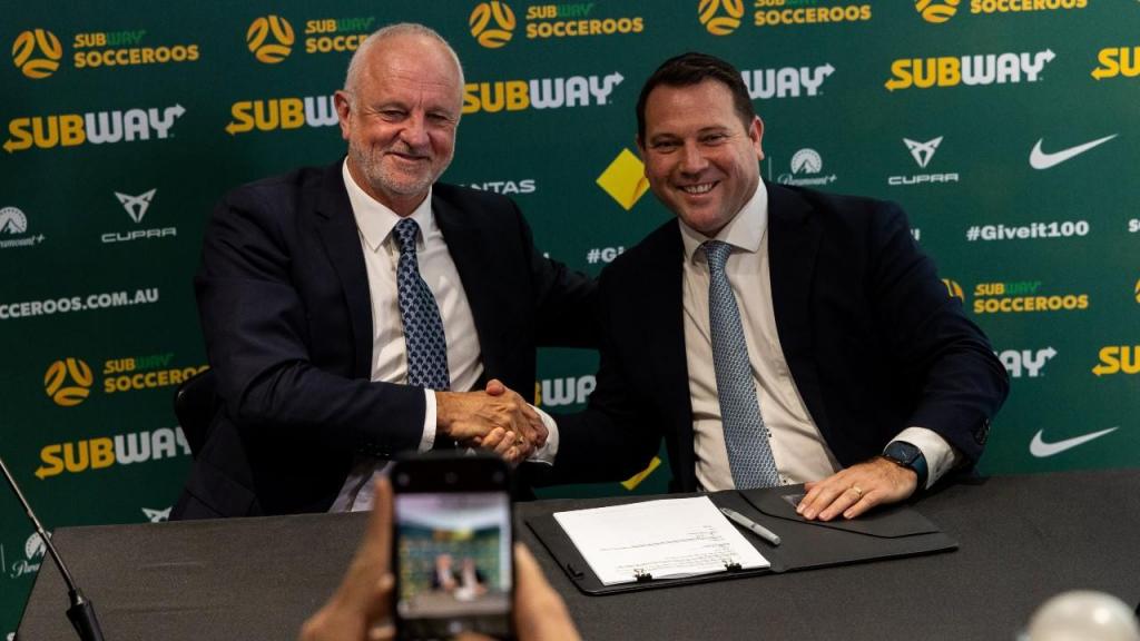 Graham Arnold vai continuar a comandar a Austrália até ao Mundial 2026 (foto Socceroos)