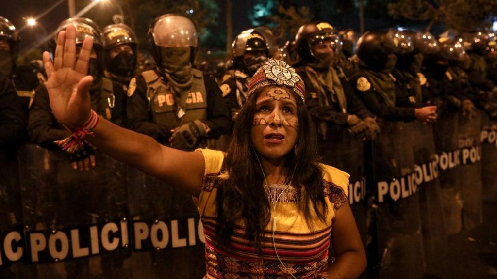 Protestos no Peru (Klebher Vasquez/Anadolu Agency via Getty Images)