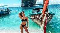 Tatiana Boa Nova deslumbra de bikini nas férias na Tailândia! Veja as fotos - Big Brother