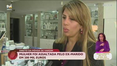 Mulher assaltada pelo ex-marido em 200 mil euros - TVI