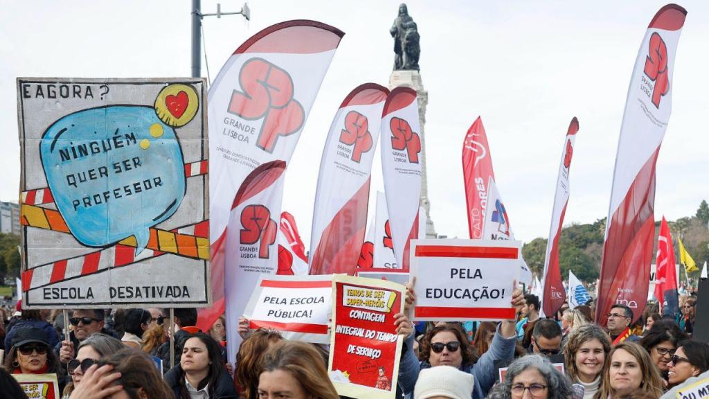 Manifestação nacional de professores e educadores (António Pedro Santos/ Lusa)
