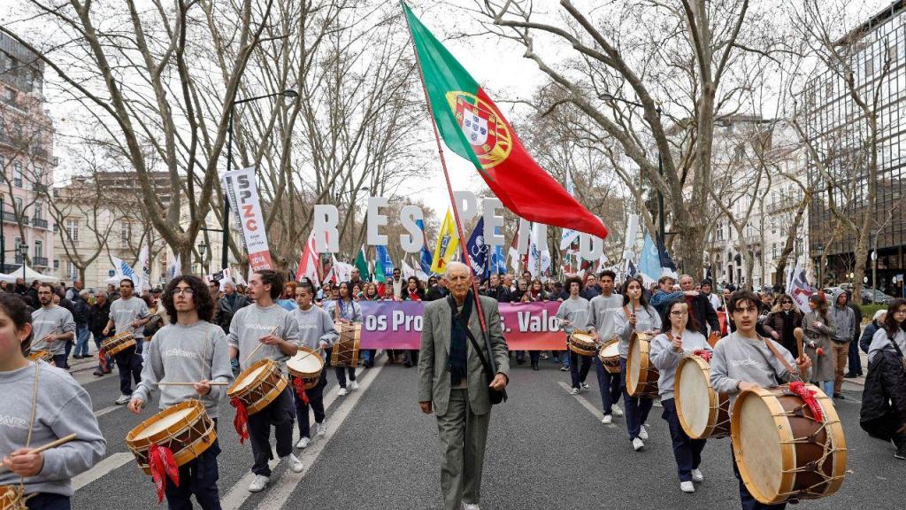 Manifestação nacional de professores e educadores (António Pedro Santos/ Lusa)