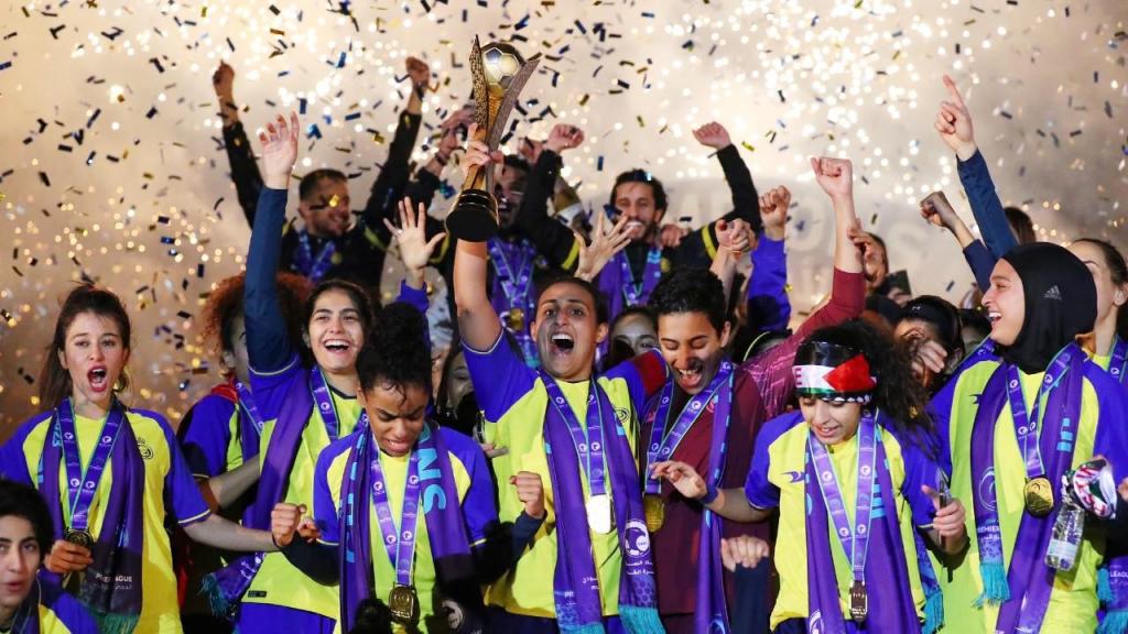 Equipa feminina do Al Nassr conquistou, no sábado, a primeira edição da liga feminina da Arábia Saudita (Federação de Futebol da Arábia Saudita - SAFF)