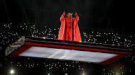 Rihanna confirma gravidez no Super Bowl (EPA/CAROLINE BREHMAN)