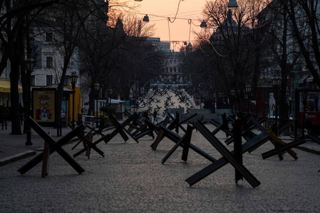 Cidade de Odessa prepara-se para invasão russa (AP Photo/Petros Giannakouris, File)