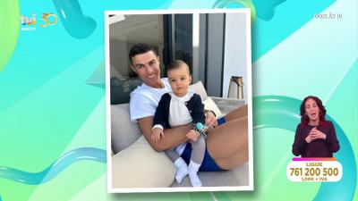 Georgina revela nova fotografia de Bella ao lado de Cristiano Ronaldo - TVI