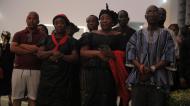 Corpo de Christian Atsu chega ao Gana (NIPAH DENNIS/AFP via Getty Images)