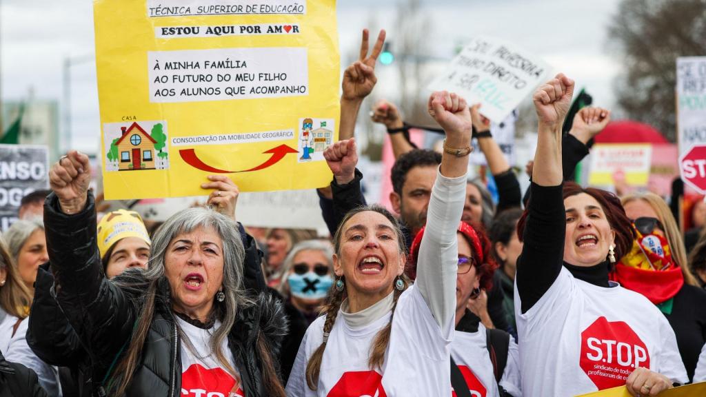 Professores voltam a marchar pela escola pública (José Sena Goulão/Lusa)