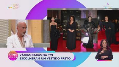 Pedro Crispim e Helena Isabel comentam looks da Gala TVI 30 Anos: Qual o melhor vestido preto? - TVI