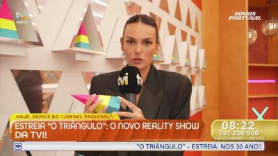 Mafalda Castro revela grande novidade sobre O Triângulo! «Uma casa mais interativa e um reality show mais tecnológico…» - TVI