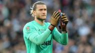 Loris Karius no Manchester United-Newcastle (Foto Richard Sellers/Getty Images)