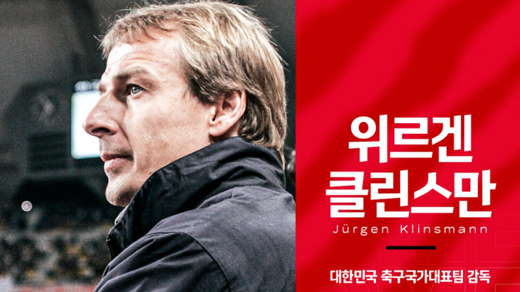 Jurgen Klinsmann (twitter Federação Coreana de Futebol)