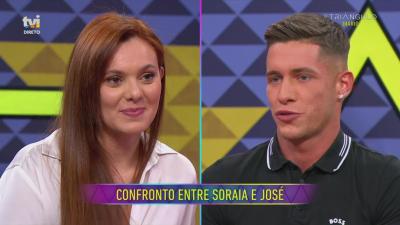 Soraia e José em frente a frente: «O numero de gostos e seguidores não vão definir se sou uma boa concorrente para entrar» - TVI