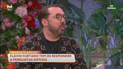 Flávio Furtado: «Hoje em dia não me sento ao lado de certas e determinadas pessoas» - TVI