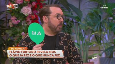 Eu nunca: As respostas «sem papas na língua» de Flávio Furtado! - TVI