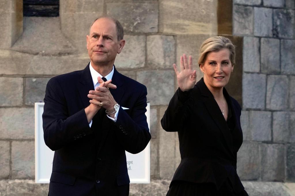 Edward e Sophie, duques de Edimburgo (Associated Press)