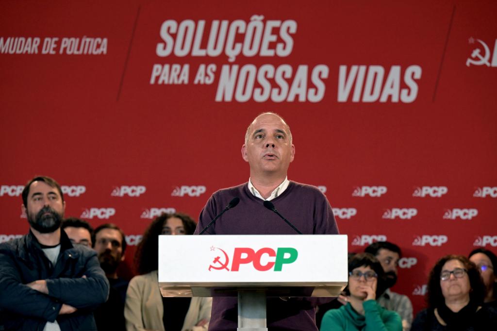 Secretário-geral do PCP, Paulo Raimundo (Fernando Veludo/Lusa)