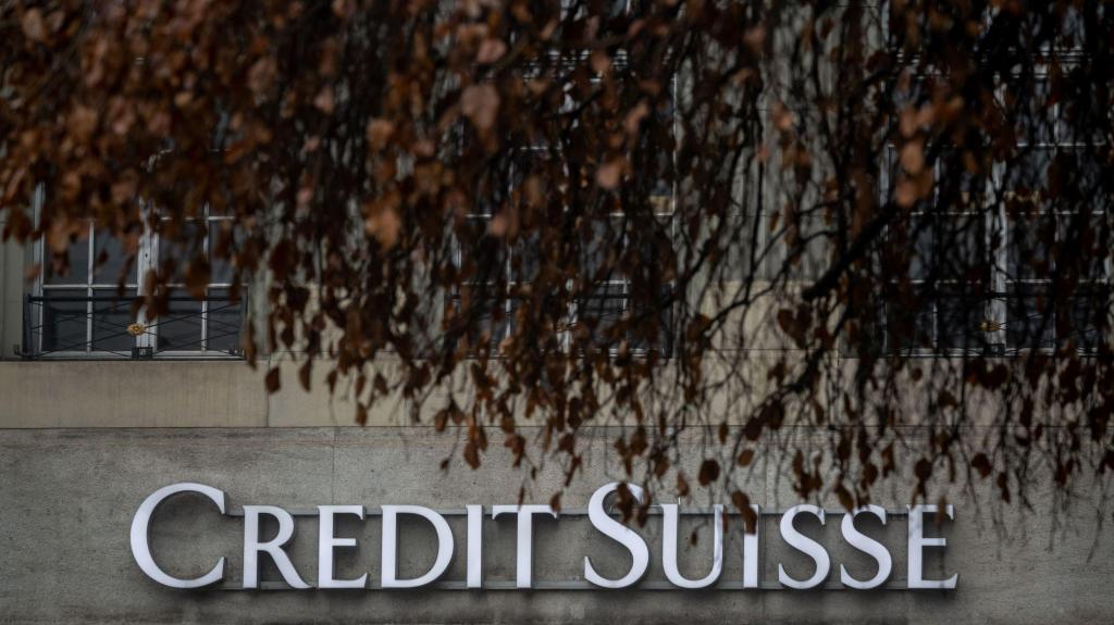Edifício do banco Credit Suisse em Berna, na Suiça. 15 dezembro 2022. Foto: Fabrice Coffrini/AFP via Getty Images