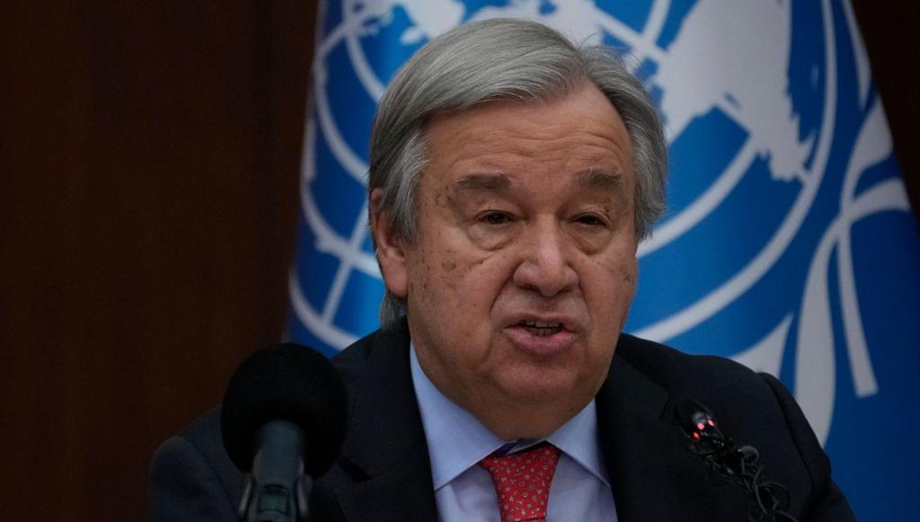 António Guterres, secretário-geral da ONU (AP)