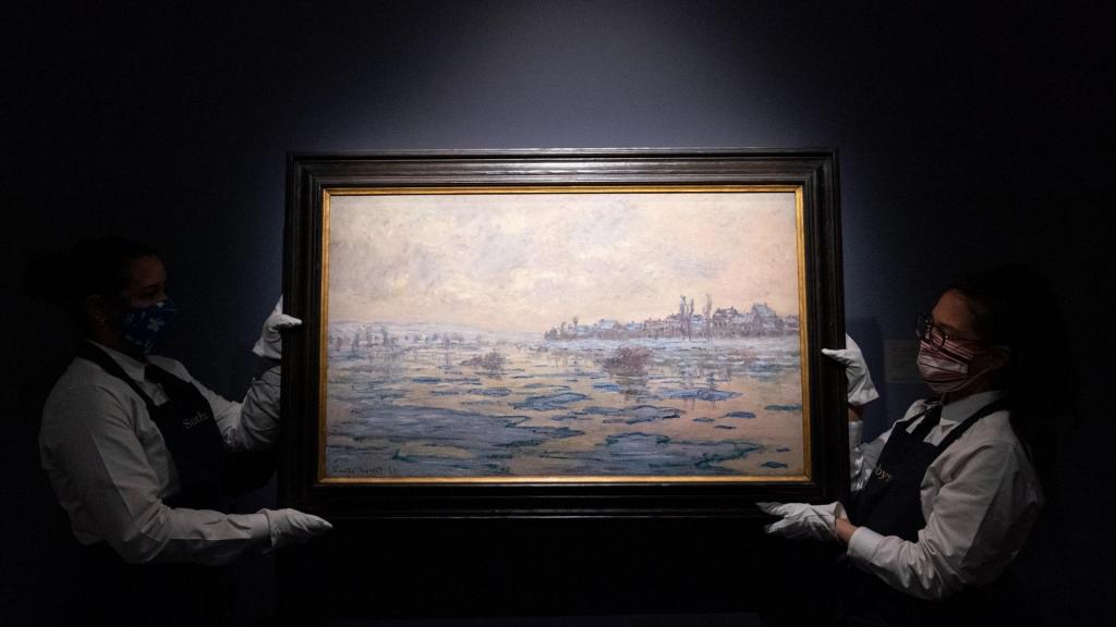 "La Seine à Lavacourt, débâcle", Claude Monet (Mary Altaffer/AP)