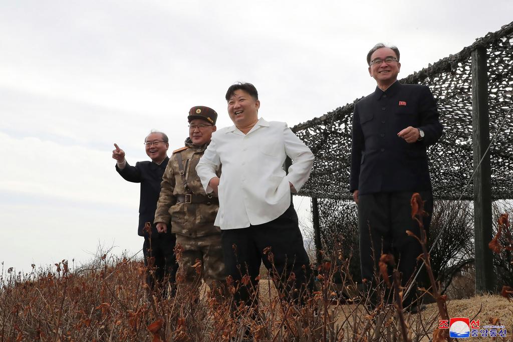 Líder da Coreia do Norte, Kim Jong-un  (Korean Central News Agency/Korea News Service via AP)